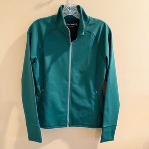 Outdoor Voices Green Zip-Up Jacket